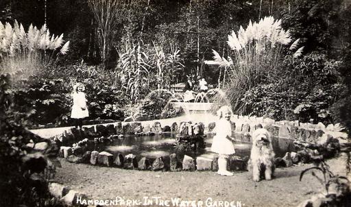Girl Water Garden Photo